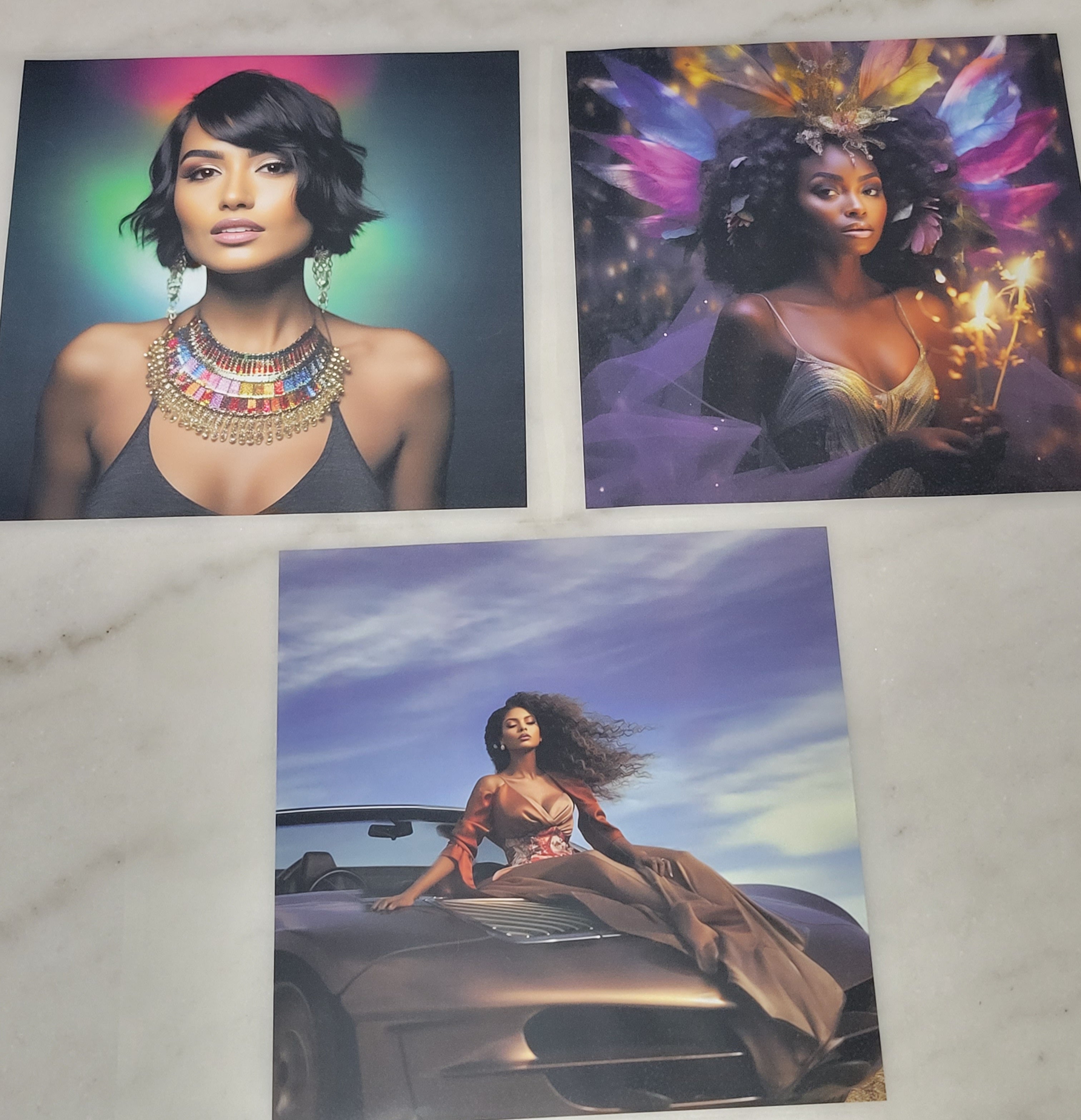 3pc IRON ON T-SHIRT TRANSFERS