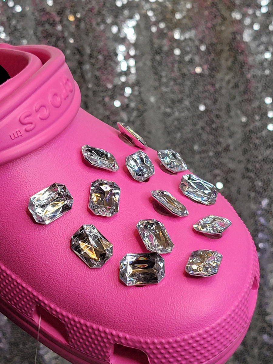 6pc LUXURY DESIGNER INSPIRED SHOE CHARMS *(INCLUDES FREE BLING CHARMS – My  Royal Radiance