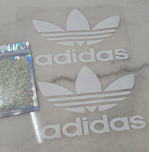 Load image into Gallery viewer, 2pc PRE-CUT HTV VINYL *INCLUDES COMPLEMENTARY BAG OF RHINESTONES *
