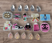 Load image into Gallery viewer, 20pc RESIN PLANAR &amp; BLING SET (FLATBACK)
