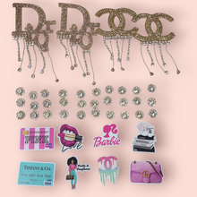 Load image into Gallery viewer, 42pc PLANARS &amp; PATCHES CHARMS BLING BUNDLE SET
