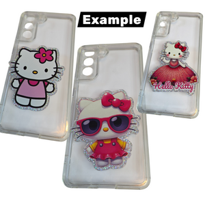 6pc EXTRA LARGE HELLO KITTY PLANAR SET (3 inches)