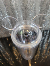 Load image into Gallery viewer, 16 oz ACRYLIC TUMBLER MICKEY EARS CUP

