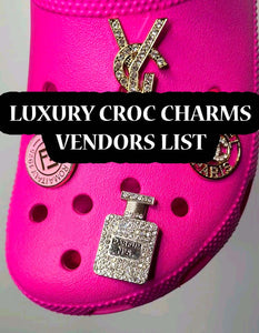 chanel shoe charms for crocs