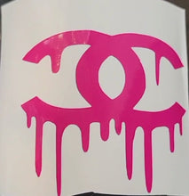 Load image into Gallery viewer, 2x CHANEL DRIP INSPIRED PINK DECALS
